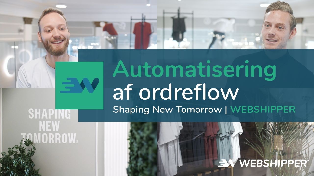 Webshipper × Shaping New Tomorrow – Testimonial
